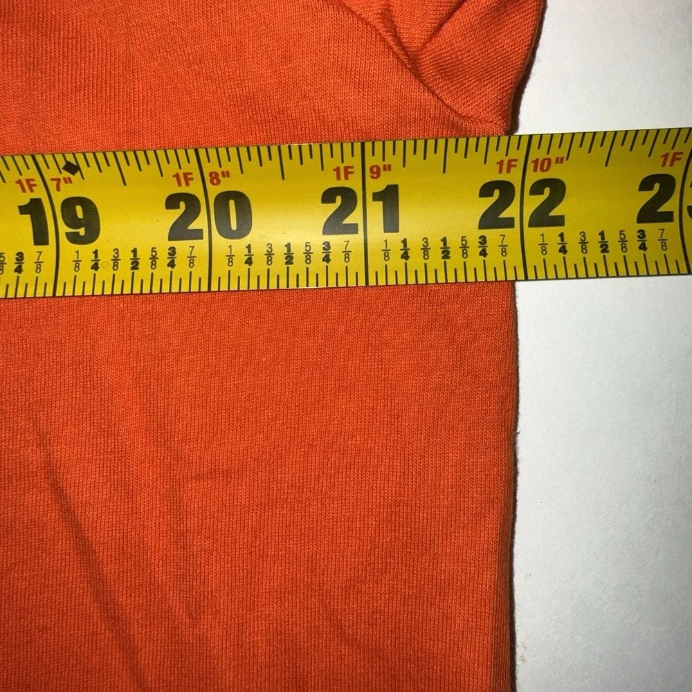 Polo Ralph Lauren T-Shirt Mens L Orange Green Pony Classic Fit Cotton Crew Neck